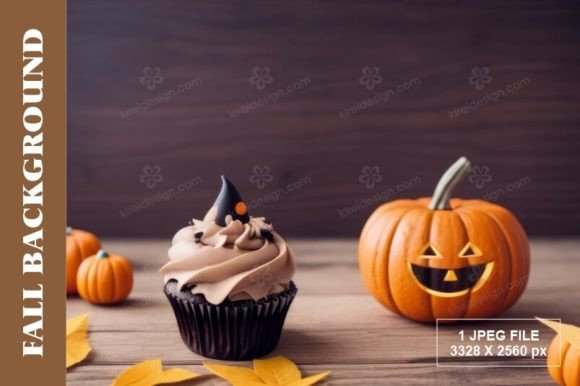 Download Fall Cupcake Background 02 - Cupcake background Collection