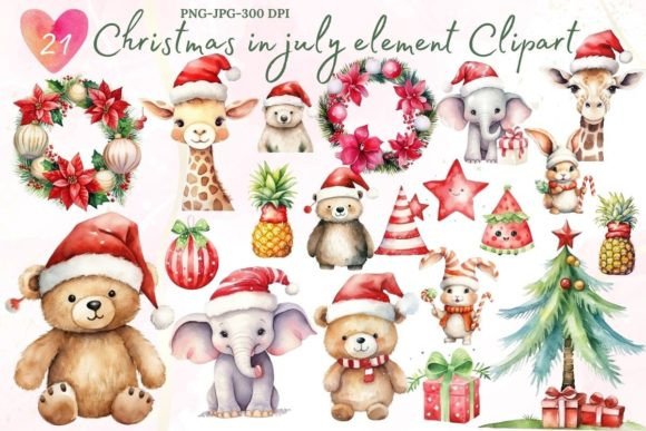 Download Christmas in July Element Sublimation. - July Collection
