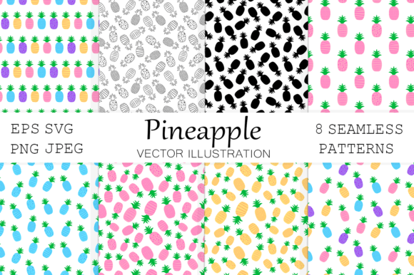 Download Pineapple Pattern. Pineapple Background - Pineapple pattern Collection