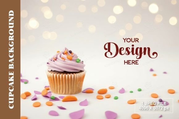 Download Cute Fall Cupcake Background 03 - Cupcake background Collection