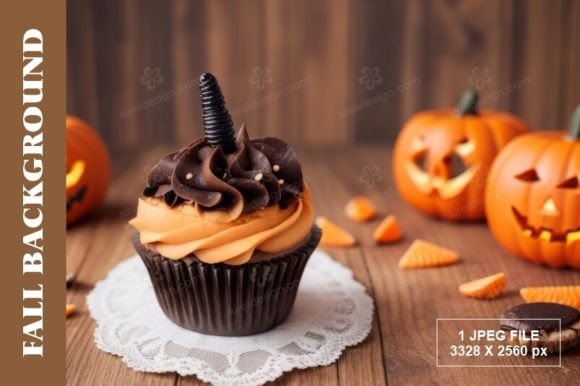 Download Fall Cupcake Background 01 - Cupcake background Collection