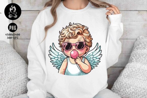 Download Cool Cupid PNG, Cute Valentine Angel - Valentine Collection