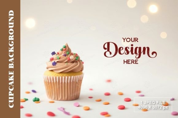 Download Cute Fall Cupcake Background 01 - Cupcake background Collection