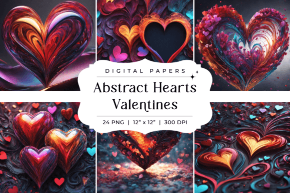 Download Abstract Hearts Valentines Background - Valentine Collection