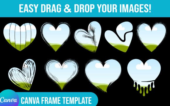 Download Editable Valentine’s Day Canva Frame - Valentine Collection